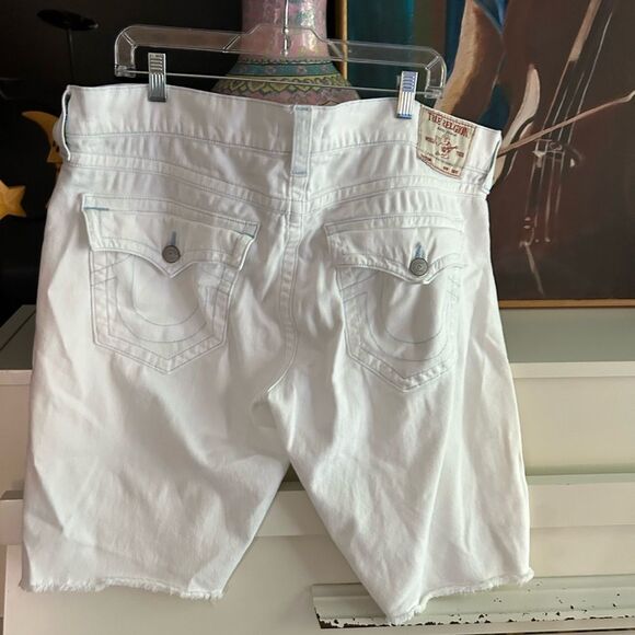 True Religion White Men's Jean Shorts 36 - Picture 16 of 16